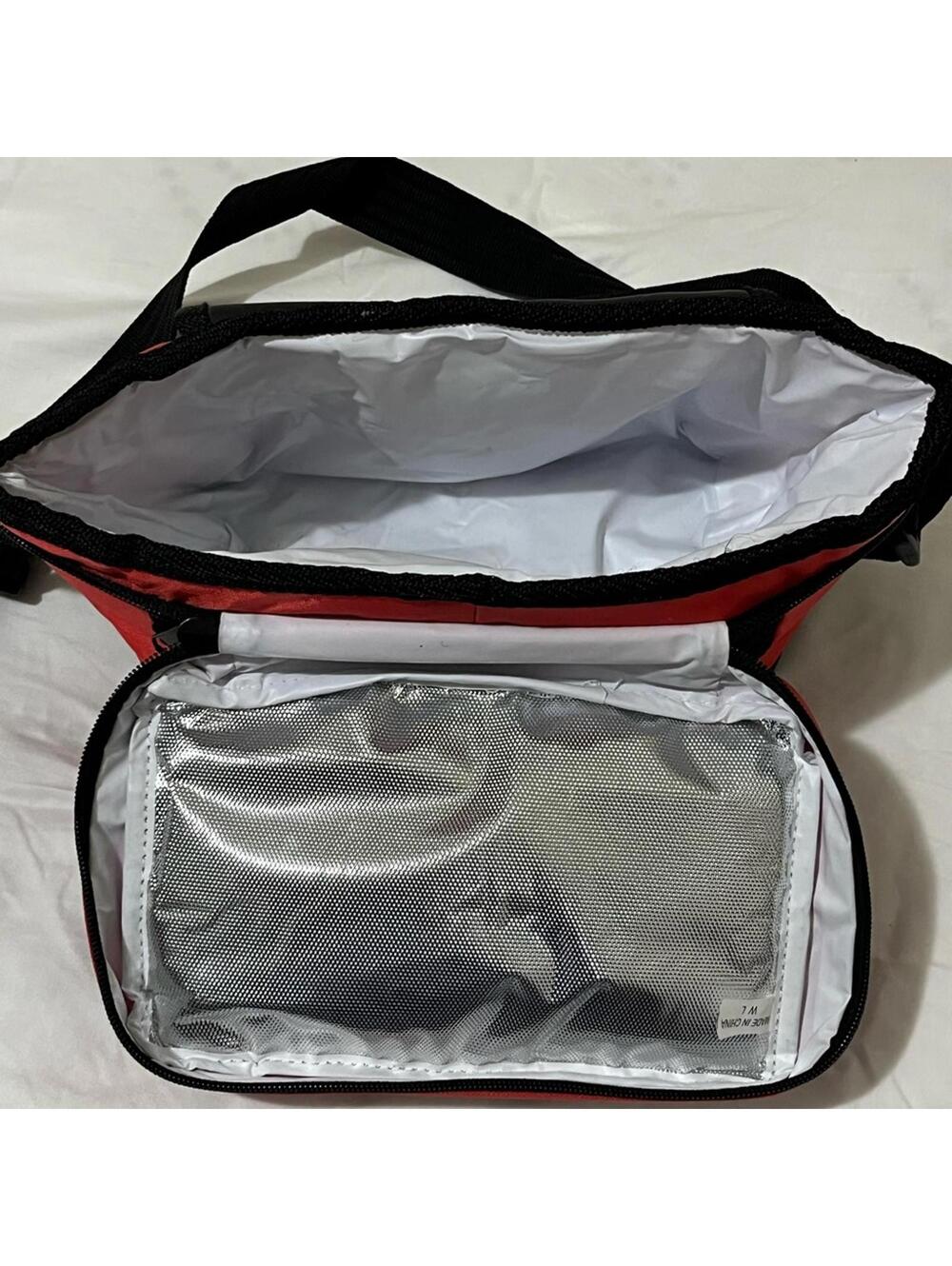 NASCAR Red and Black Insulated Lunch Bag - Picture 4 of 7